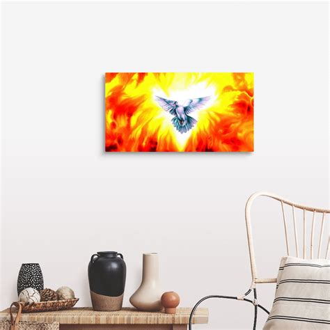 Holy Spirit Fire Wall Art, Canvas Prints, Framed Prints, Wall Peels ...