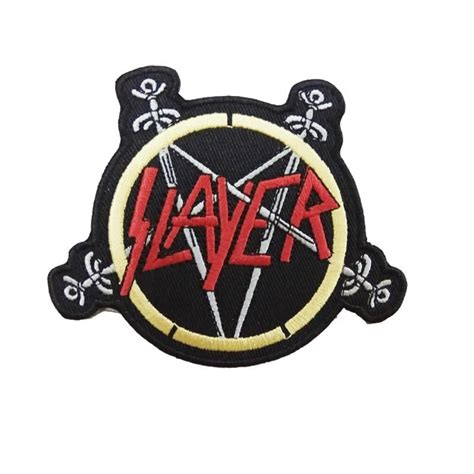 Pieces Slayer Embroidered Patch Embroidered Patches Patches Slayer