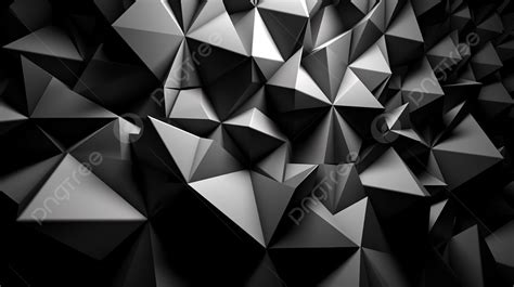 Monochromatic 3d Abstract Triangle Pattern Background, 3d Triangle ...