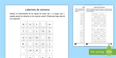 Ficha De Actividad Laberinto De N Meros Teacher Made