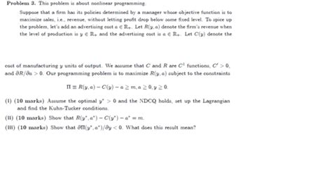 nonlinear optimization - Non linear programming please HELP - Mathematics Stack Exchange