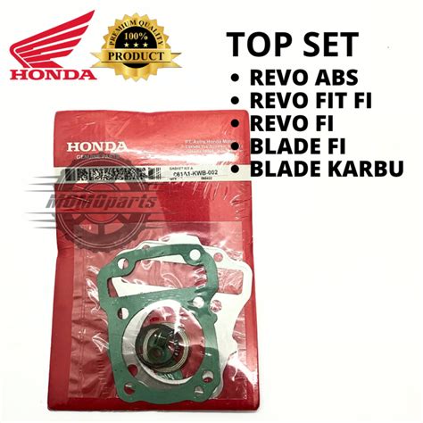 Original Paking Gasket Top Set Topset Honda Kwb Revo Abs Absolute Fit