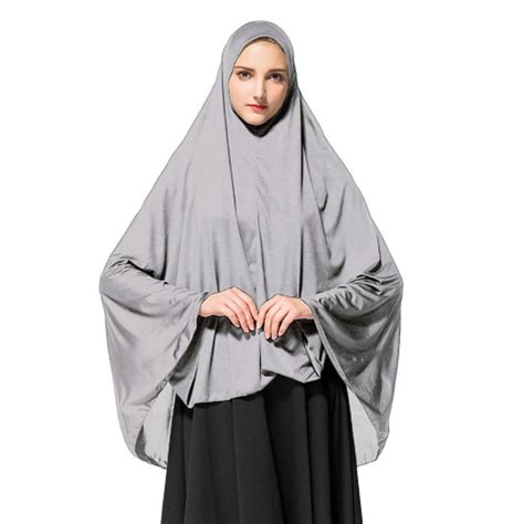 Womens Prayer Khimar Ready To Wear Long Hijab With Under Scarf Em