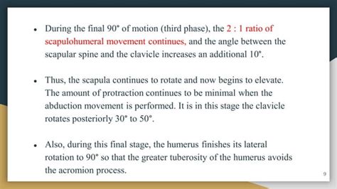 Scapulohumeral Rhythm And Exercises PPT