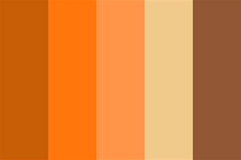 Hexe Pumpkin Color Palette