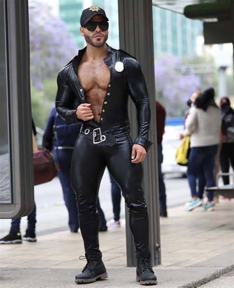 Leather Fashion Men Mens Leather Pants Leather Outfit Tight Gear