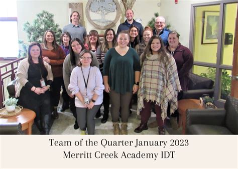 Congratulations to Merritt Creek Academy IDT! | Northwood Children's Services