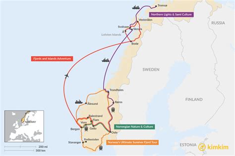 Norway Travel Maps Maps To Help You Plan Your Norway Vacation Kimkim