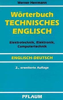 W Rterbuch Technisches Englisch Englisch Deutsch Buch Zustand