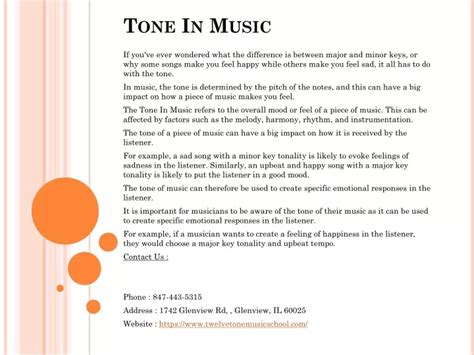 PPT - Tone In Music PowerPoint Presentation, free download - ID:11657081