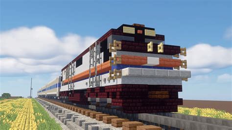 Minecraft Amtrak Train