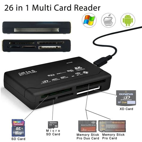 Venicare All In 1 Usb Card Reader For All Digital Memory Cards