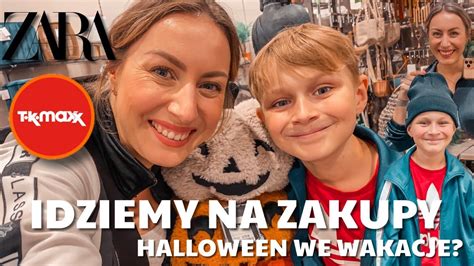 SHOP WITH ME ZARA TKMaxx H M IDZIEMY NA ZAKUPY HALLOWEEN W SIERPNIU