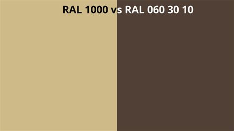 Ral 1000 Vs 060 30 10 Ral Colour Chart Uk