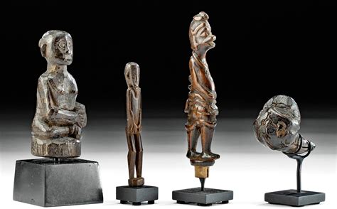 Bid Now 20th C Indonesian Dayak Wood Artifacts 4 September 4