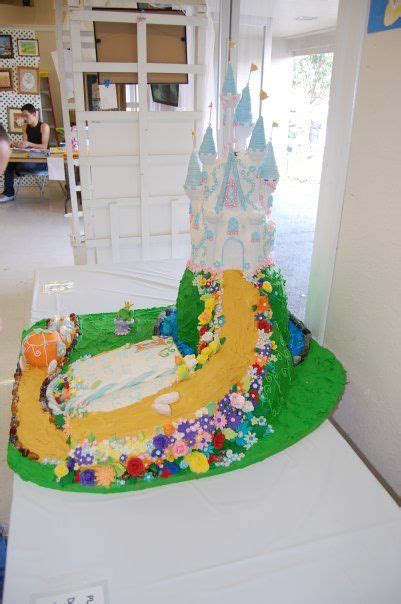 A Cake Made To Look Like A Castle