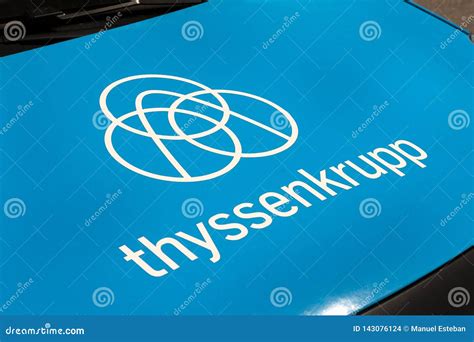 Thyssenkrupp Logo on Thyssenkrupp Van Editorial Stock Image - Image of ...