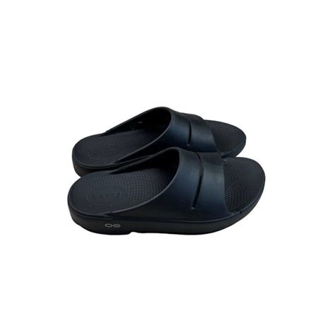 Oofos Shoes Oofos Ooahh Slide Sandal Black Size 6 Womens Slip On Recovery Plantar Fasciitis