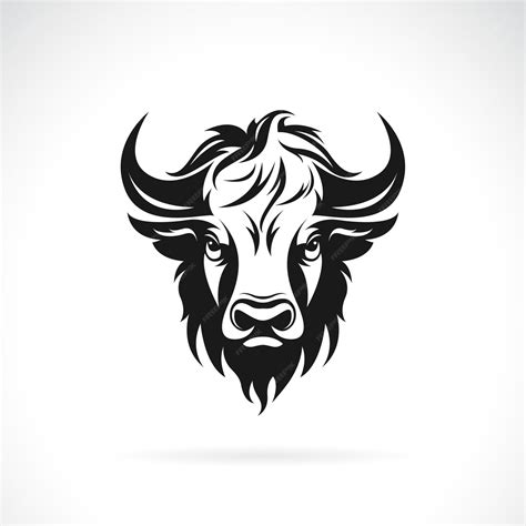 Premium Vector Vector Of A Bison Head Design On White Background Easy