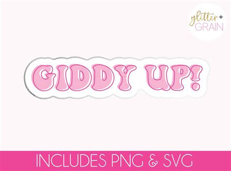 Giddy Up Disco Cowgirl Svg And Png Bundle Bachelorette Svg Etsy