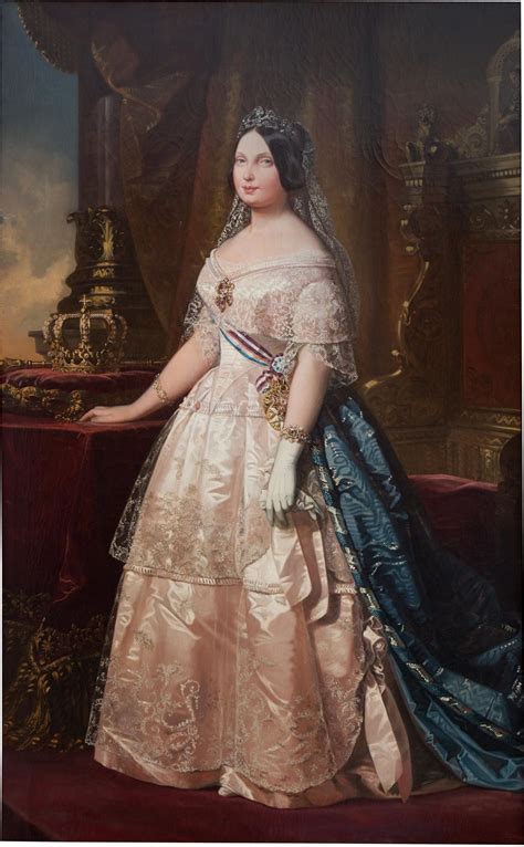 Isabel Ii Of Spain By Isidoro Lozano European Dress Victorian