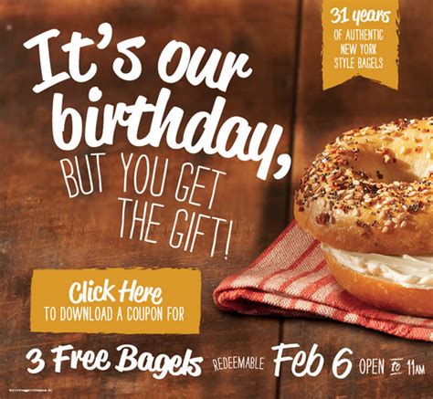 Bruegger S Bagels Get Free Bagels W Coupon Only