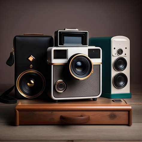 Premium Ai Image Photographers Locker With Photography Retro Equipment