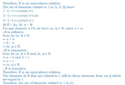 Show That Each Of The Relation R In The Set Ncert Solutions Cbse Sample Papers And Syllabus