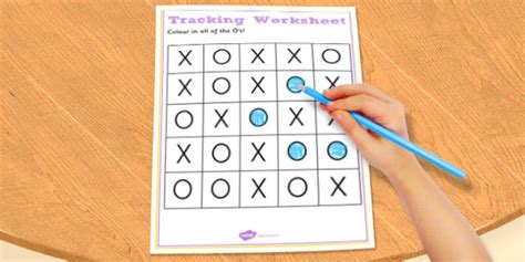 Visual Perception Tracking Worksheet Visual Resource Twinkl