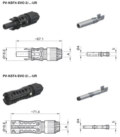 Staubli Solar Set Female En Male Kabel Connector Mc Evo