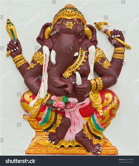 Indian Hindu God Named Kasipra Ganapati 스톡 사진 85970833 Shutterstock