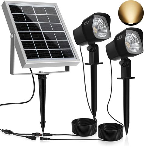 Cly Solar Spotlights Led Solar Landscape Lights Solar Spot Lights