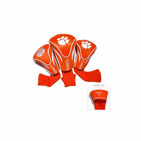 Team Golf Contour Golf Club Headcovers 3pk CLEMSON TIGERS NCAA NEW