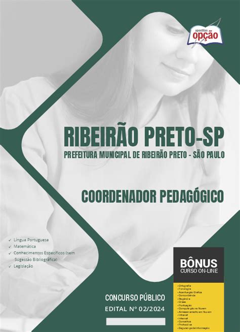 Apostila Prefeitura De Ribeir O Preto Sp Coordenador Pedag Gico