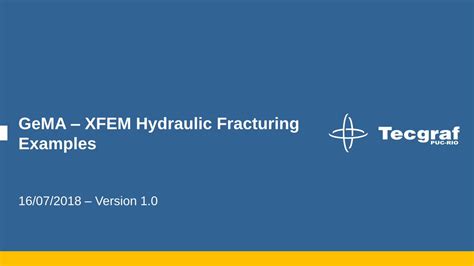 PDF GeMA XFEM Hydraulic Fracturing Examples PUC Rio DOKUMEN TIPS