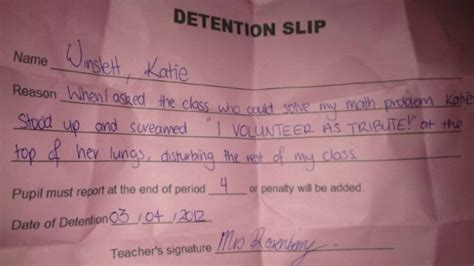 12 Funniest Detention Slips Ever