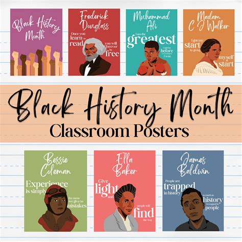 Black history month black history month posters classroom posters ...