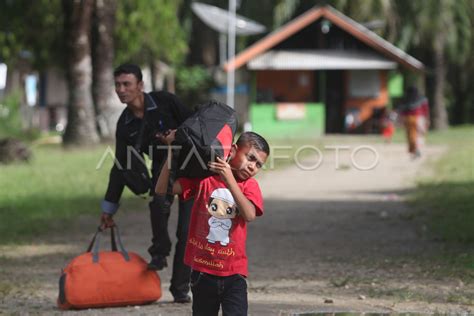 PERSIAPAN PEMINDAHAN IMIGRAN ROHINGYA ANTARA Foto