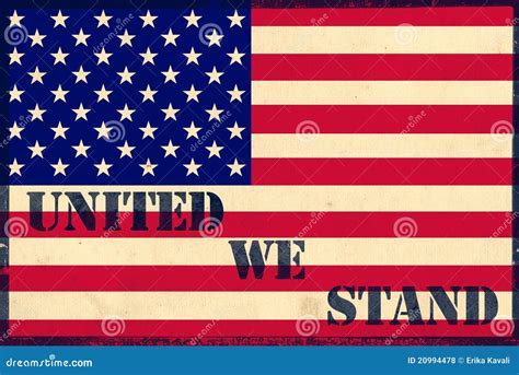 United We Stand Stock Illustration Illustration Of Background 20994478