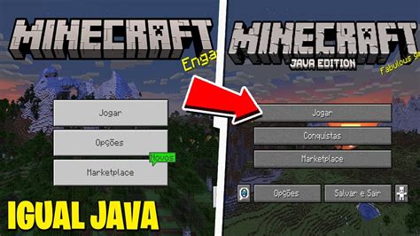 Como Deixar O Minecraft Pe Igual O Minecraft Java De Pc Addons Para