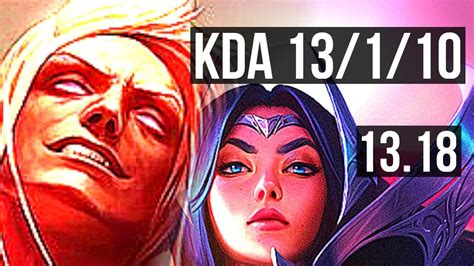 Vladimir Vs Irelia Top 13110 7 Solo Kills Legendary 800 Games