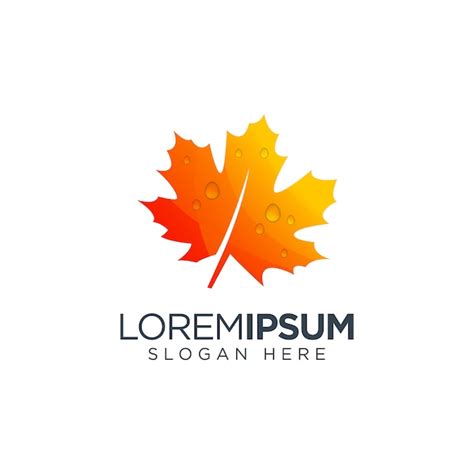 Premium Vector Maple Leaf Logo