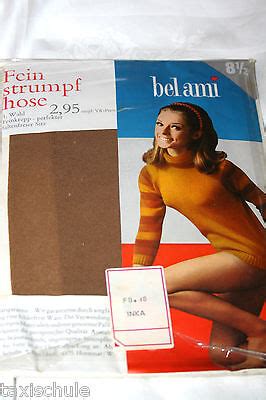 Original Er Jahre Bel Ami Nylons Damen Strumpfhose Gr Inka Braun