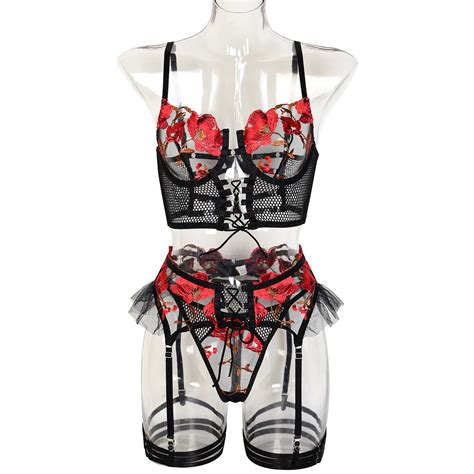 Wholesale Mesh Lingerie Sets Sexy Transparent And Firm