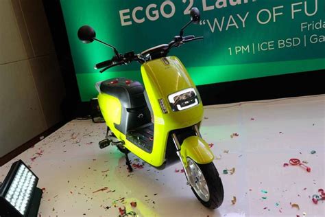 Ecgo Motor Listrik Ramah Lingkungan Meluncur Di Giias