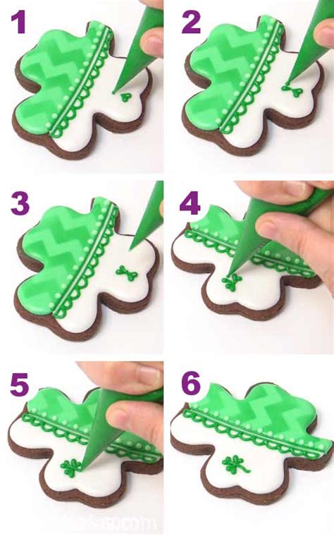 Shamrock Cookies - Haniela's | Recipes, Cookie & Cake Decorating Tutorials