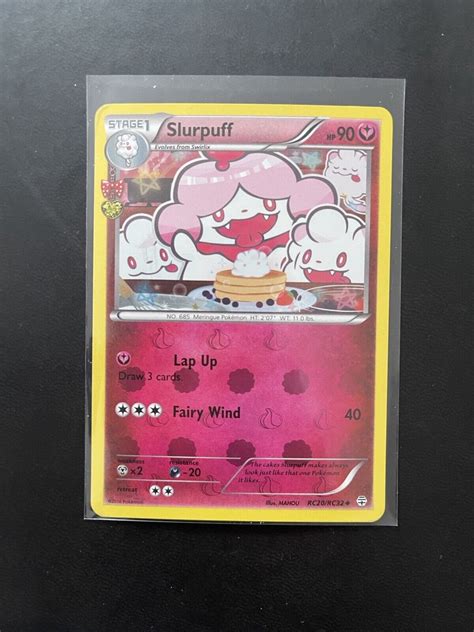 Slurpuff RC20 RC32 HOLO XY Generations Radiant Collection Pokemon Card