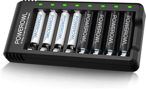 Amazon Powerowl High Capacity Rechargeable Aa And Aaa Batteries