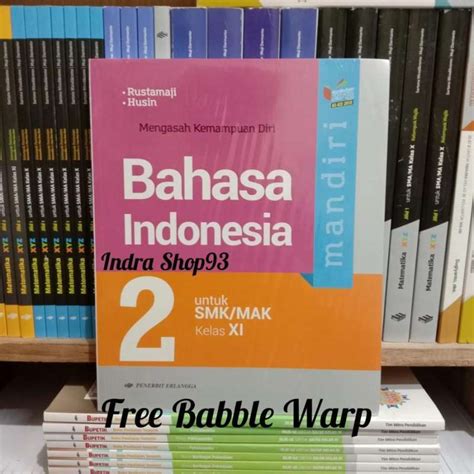 Jual Buku Mandiri Bahasa Indonesia Smk Kelas Xi Ki Kd Erlangga Di