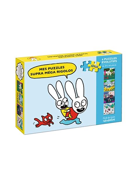 Mes Puzzles Supra Méga Rigolos 4 Puzzles évolutifs